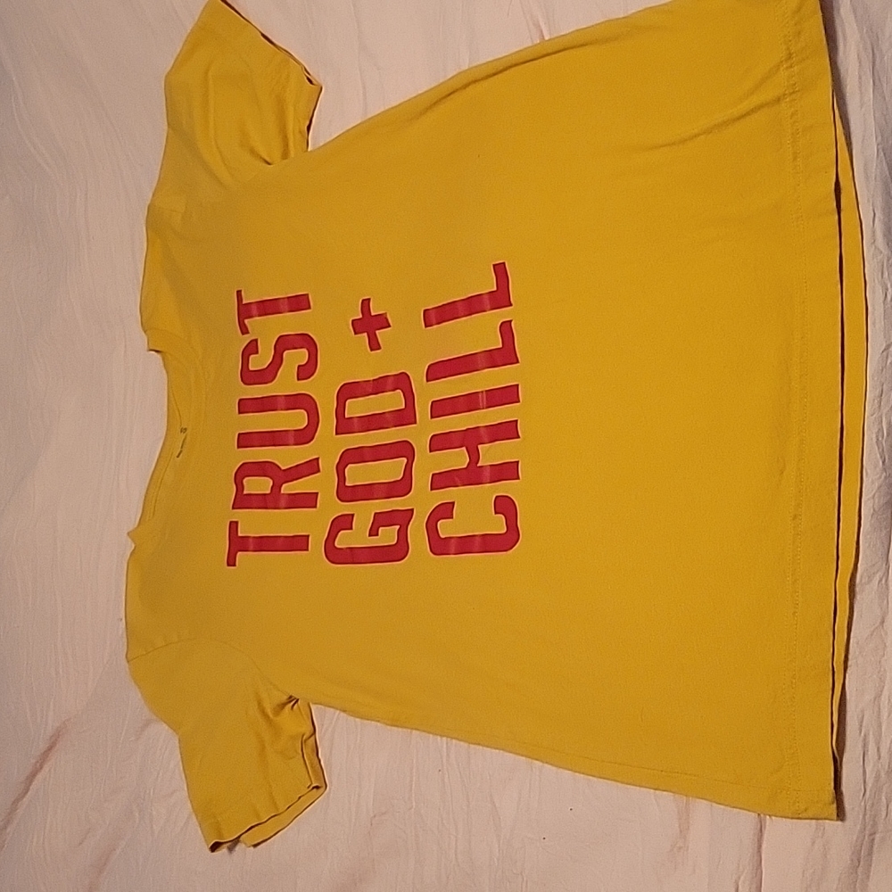 Yellow tee
